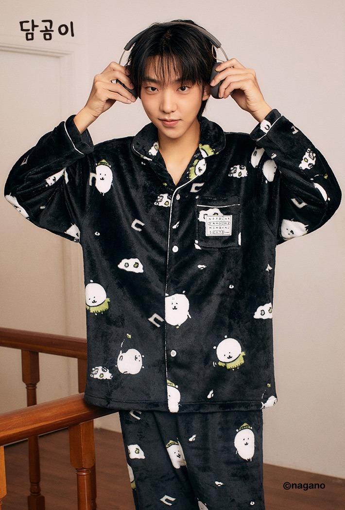 [10/20 순차출고](담곰이) 집이 제일 좋담곰 수면잠옷(BLACK)_SPPPD4VU02