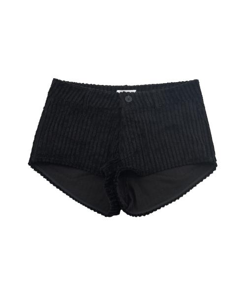 코듀로이 숏 팬츠 (블랙)