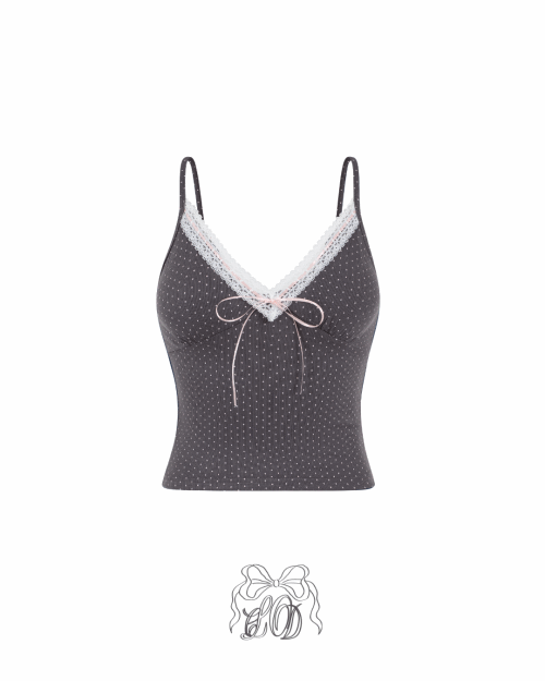 [♡MADE♡/당일출고] nicole dot lace bustier