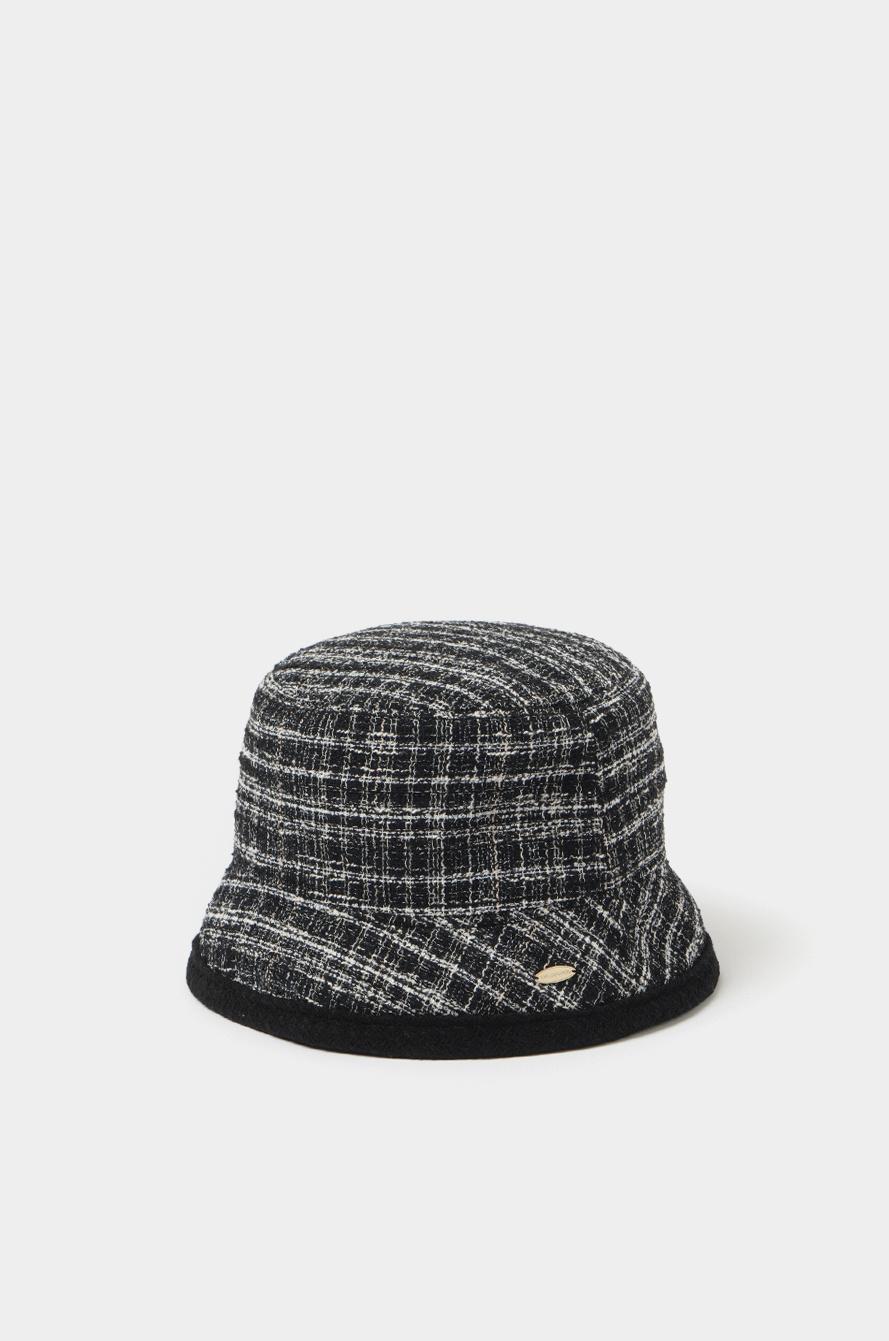 트위드 버킷 햇