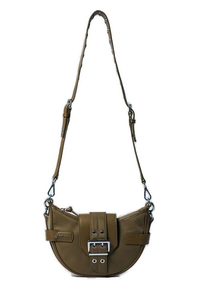 Ganni Half-Moon Shape Small Bucky Crossbody Bag