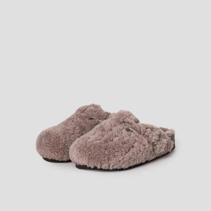 (WOMEN) 양털 크로그  베이지 (HH49K2C39A)