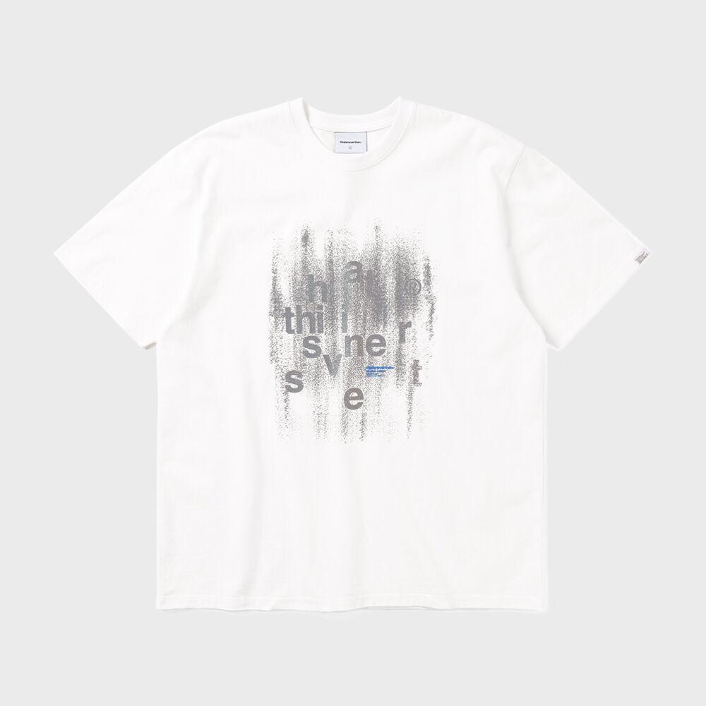 Brushed Paint Tee White