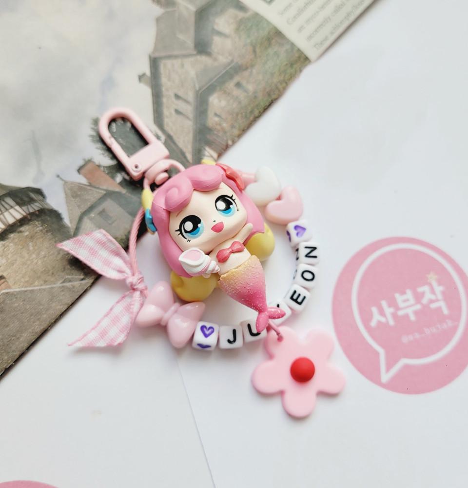 피규어 티니핑 이니셜 키링 D고리포함 발레핑 하츄핑 조아핑 방글핑 공주핑 믿어핑