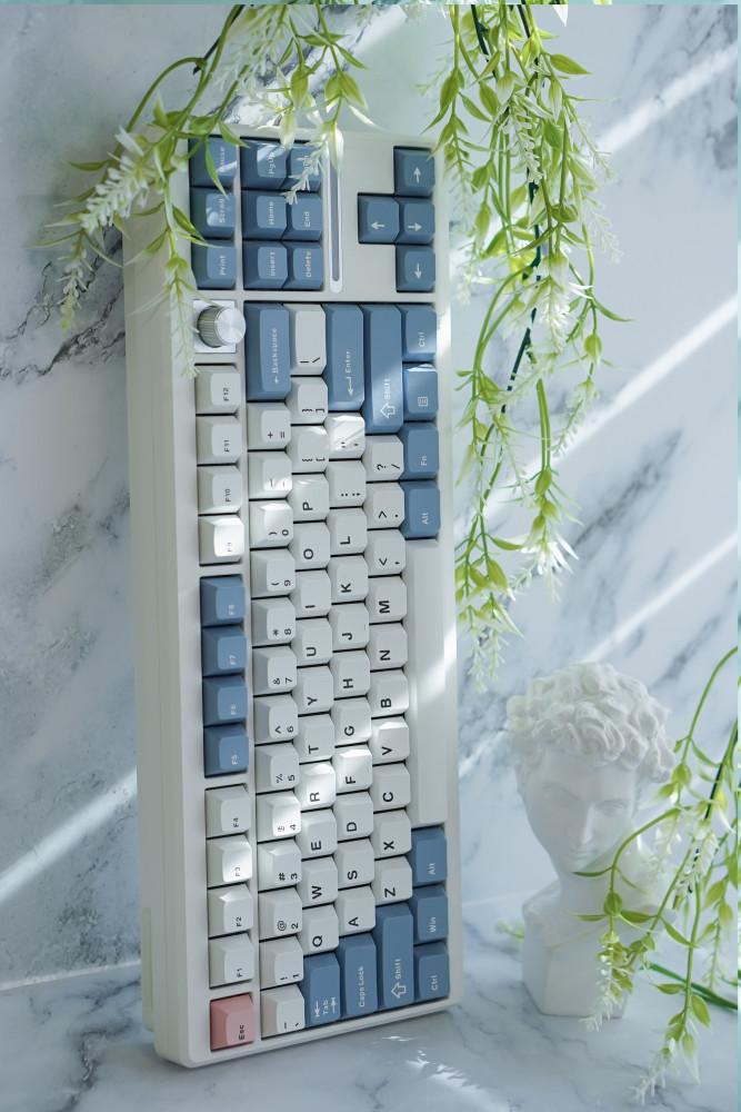 타이폰 S87 풀 알루미늄 커스텀 하우징 핫스왑 베어본 무선 기계식 키보드