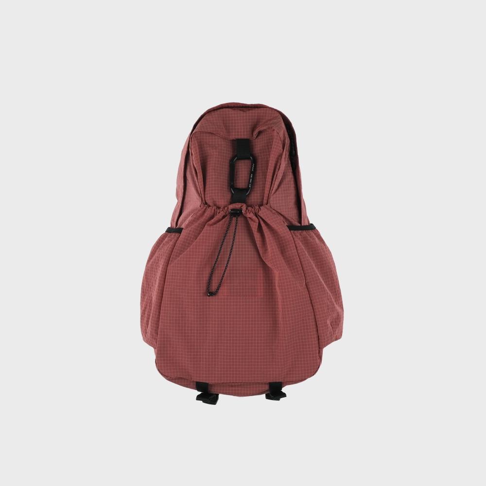 mmo backpack nylon ripple rip / vintage red