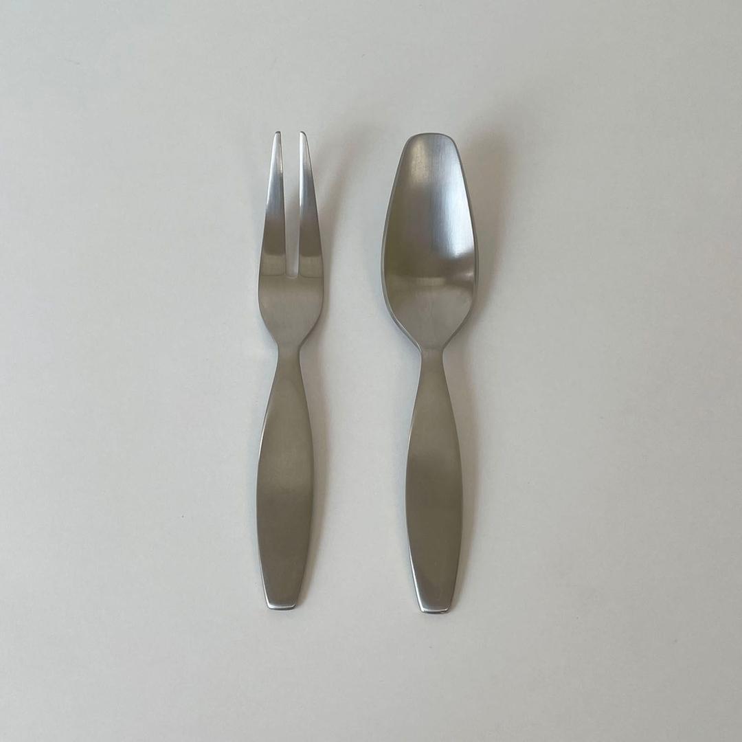 dessert spoon & fork 디저트 스푼