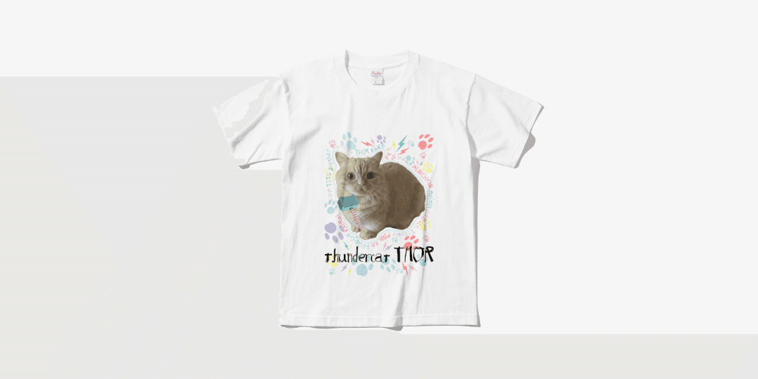 프린트스타 17수 오버핏 티셔츠