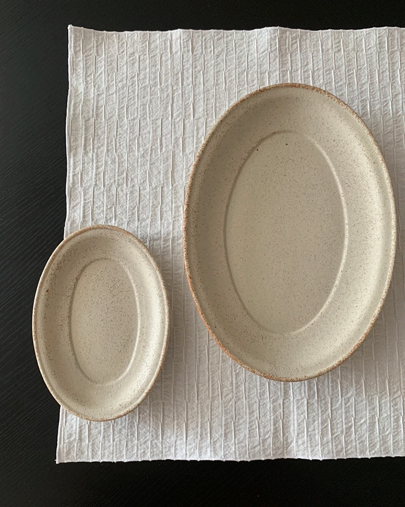 Banet oval plate (2size)