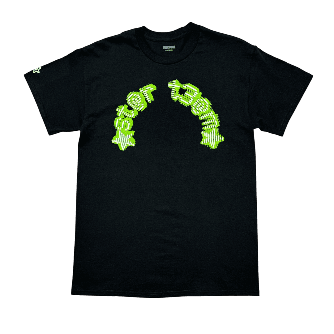 st@rt3@m SHIRT BLACK