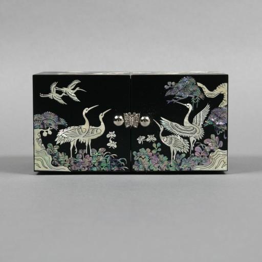 [무배]송학문 무광 쌍합보석함