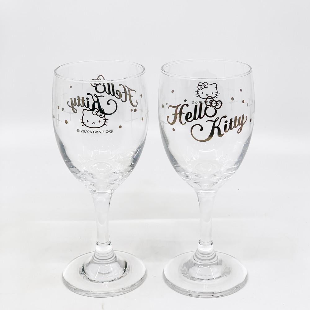 [SANRIO] 헬로키티 페어 와인 글라스잔