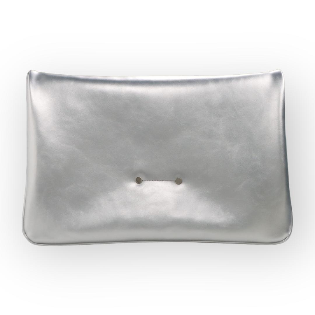 cushion laptop pouch_silver