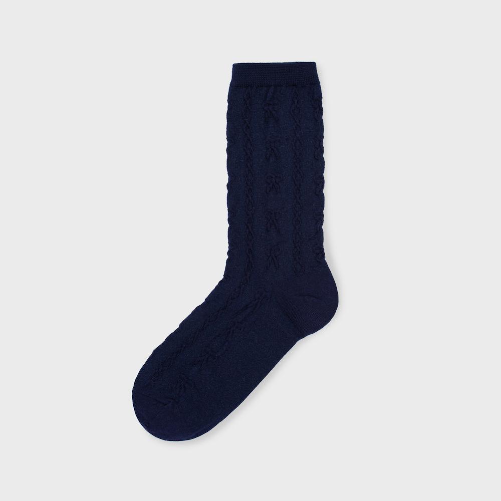 RIBBON GIRL engraved navy