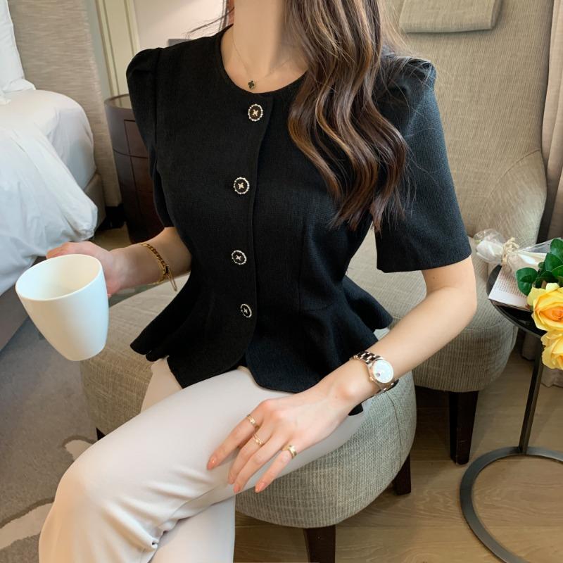 더 루디 페플럼 블라우스(최고급소재)(S,M,L)