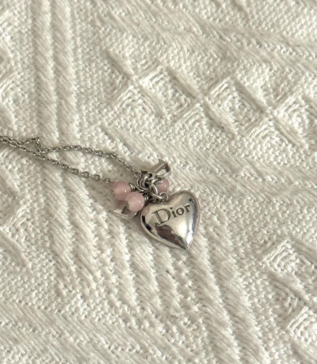 디올 하트 빈티지 목걸이 | 후루츠패밀리