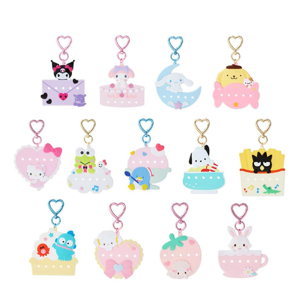 산리오 마이파치룬 시리즈 커스텀 이니셜 네임택 키홀더 키링 [13종류] 가방고리 글자파츠