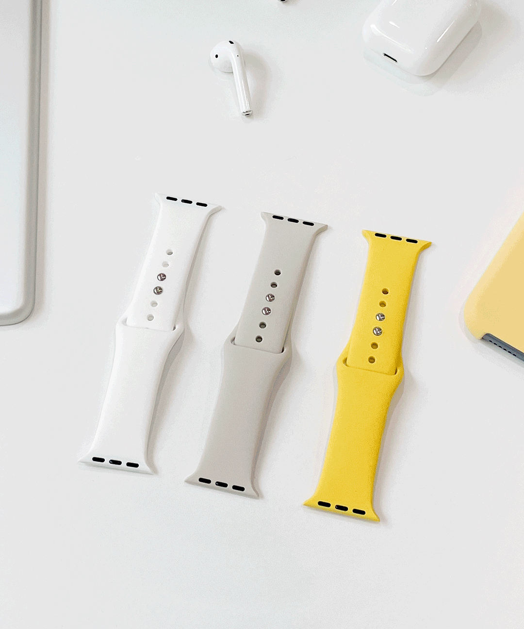 아킴 시그니처 실리콘 스트랩 애플워치9 울트라2 8 7 SE 2세대 6 5 4 3