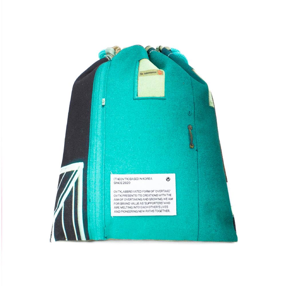 Printed London String Pouch [Father's Car]