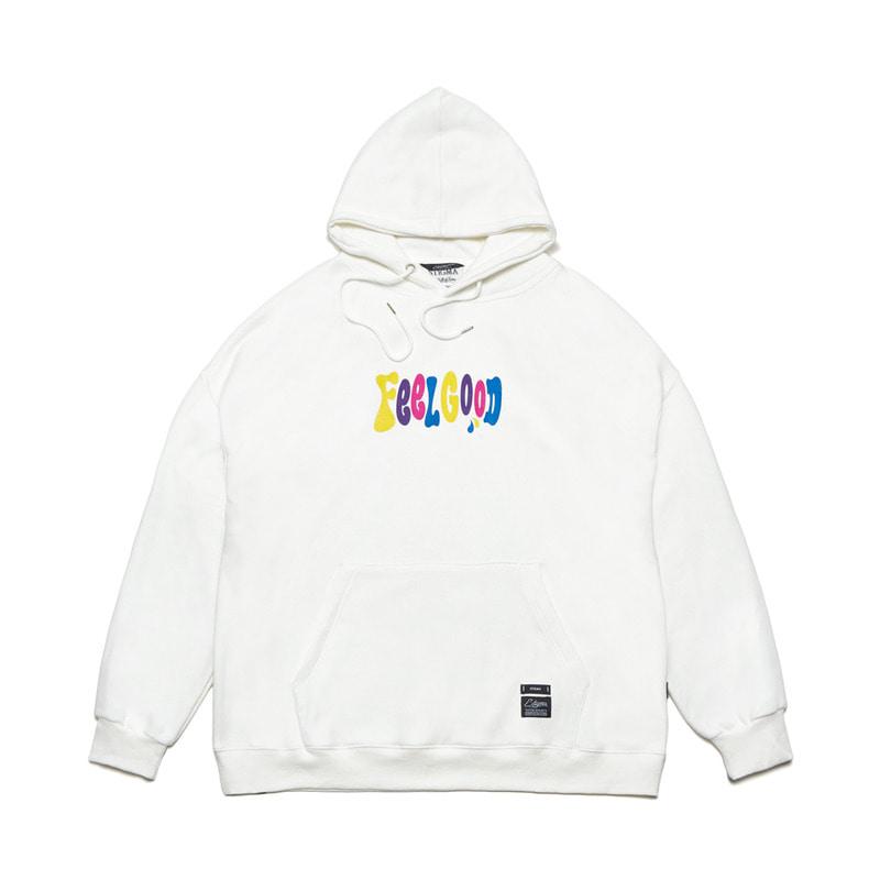 MULTIPLE COLOR OVERSIZED HEAVY SWEAT HOODIE WHITE