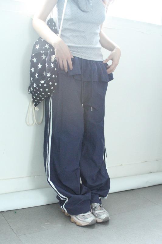 히피디피 frill track pants (5color)