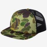칼하트WIP FLYING DUCKS TRUCKER CAP CAMO DUCK GREEN 플라잉 덕스 트러커 캡 카모 덕 그린