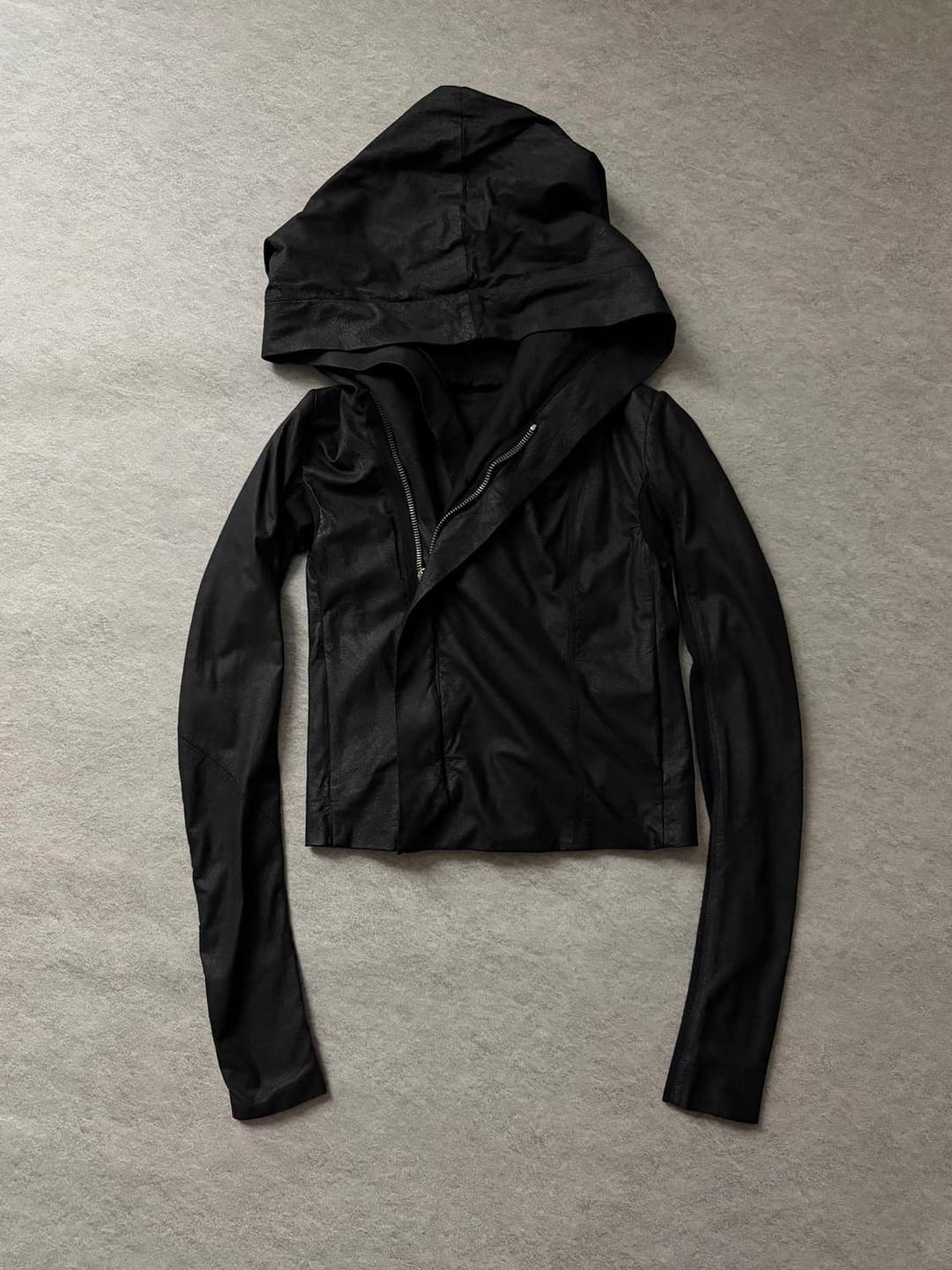 릭오웬스 램스킨 후드 레더자켓 | 후루츠패밀리