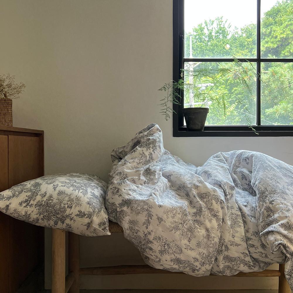 션 명화 빈티지 여름 이불커버 린넨이불