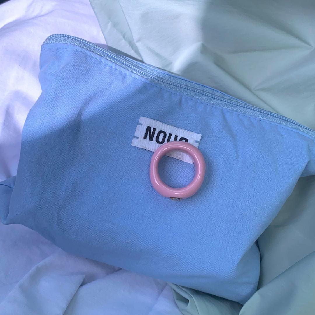 COLOR POUCH _  SKY BLUE
