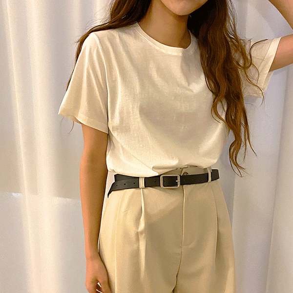 포멀핏 심플 무지 반팔