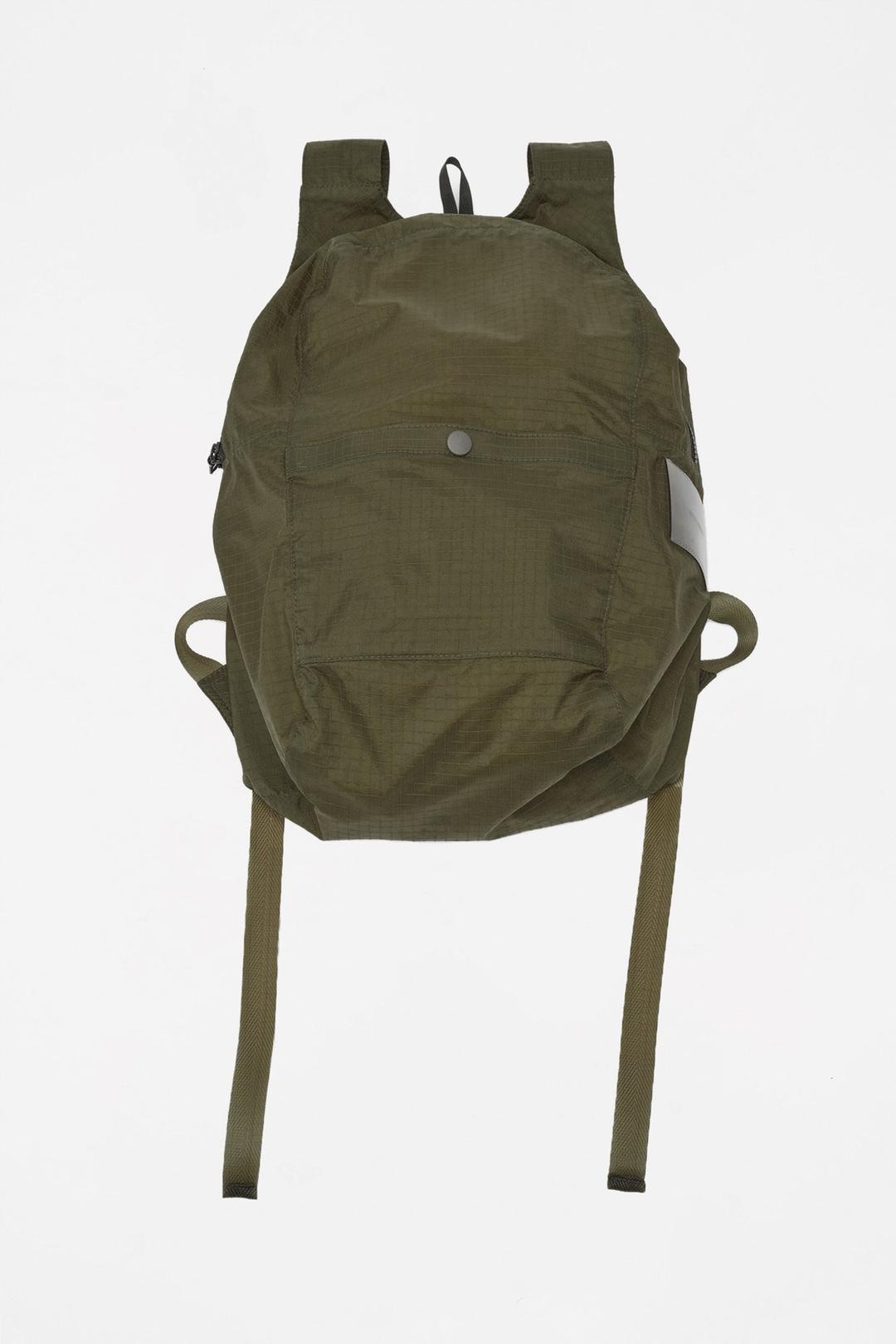 Slim Backpack Army Green Tech Ripstop | Our Legacy
