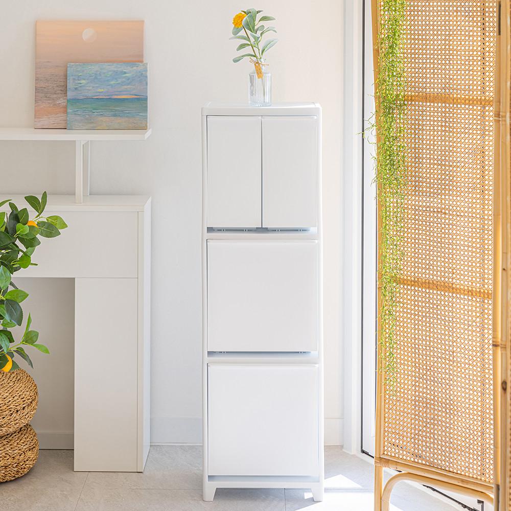 프랑코 스탠드 분리수거함 트윈형 3단 (60L)