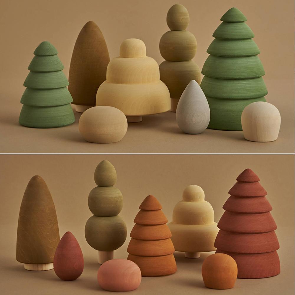 뚜뚜아트 라두가그레이즈 포레스트 3종 원목교구 우드 블록