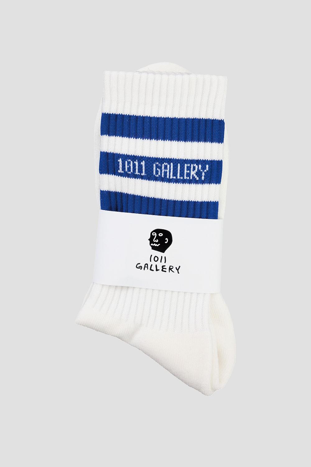 1011 Gallery Stripe Socks - Blue
