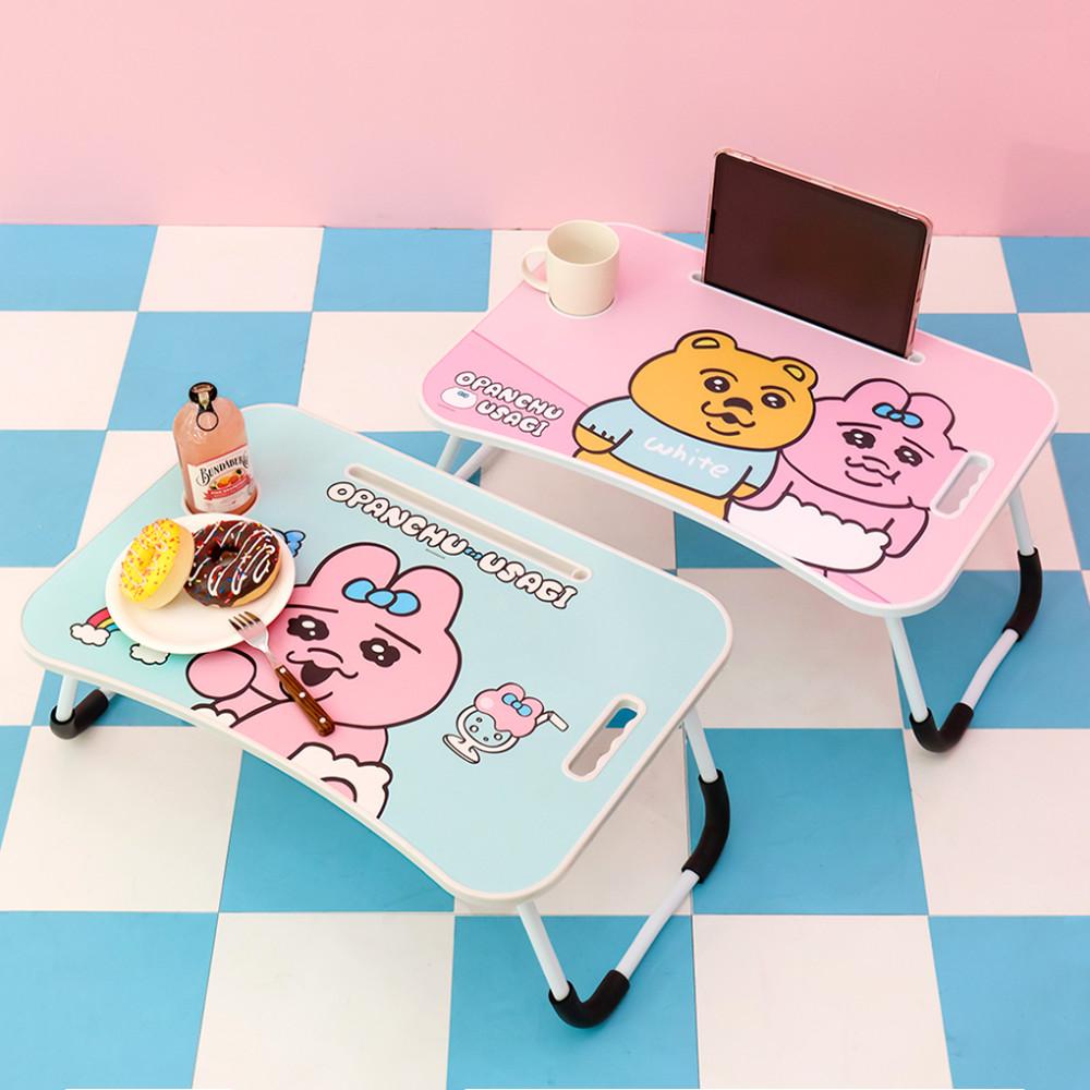 빤쮸토끼 스마트 베드 트레이 접는책상 침대상 태블릿 접이식 테이블