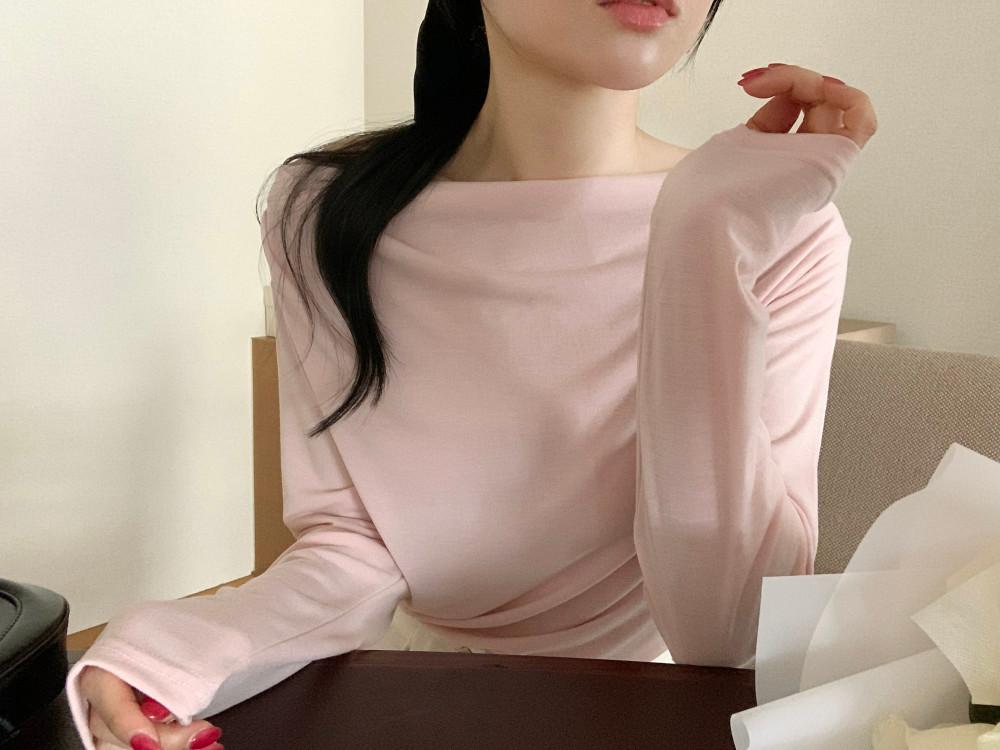 버넷 드레이프 티셔츠 (5color)