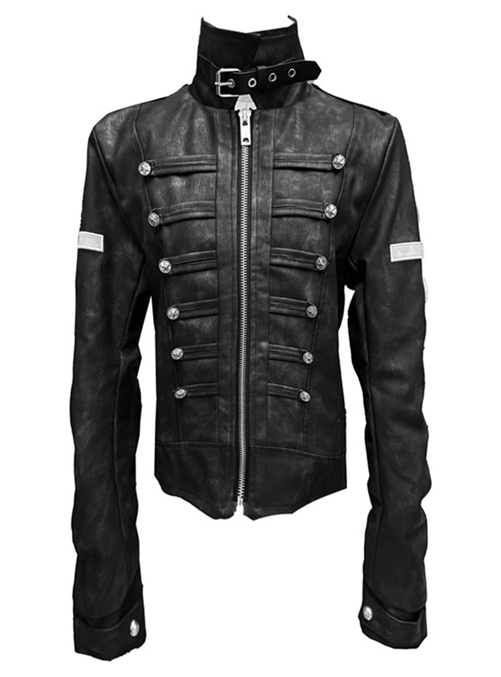 Metal Button Fitted Short Jacket (2color)