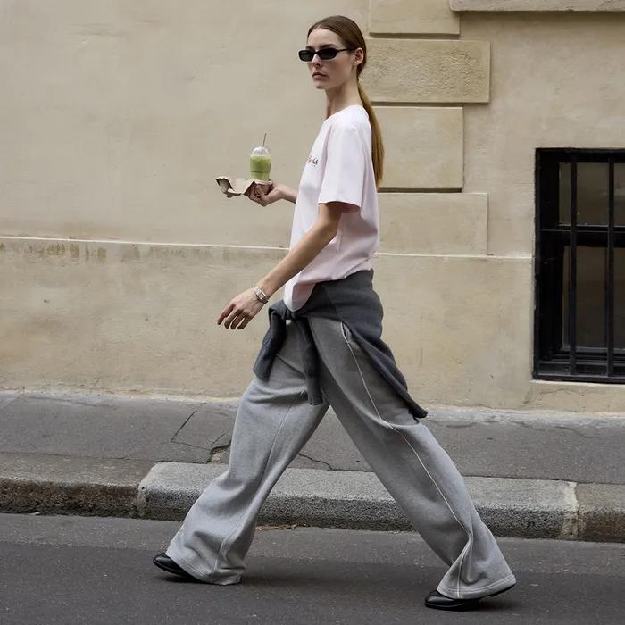 Straight Line Sweatpants - Gray