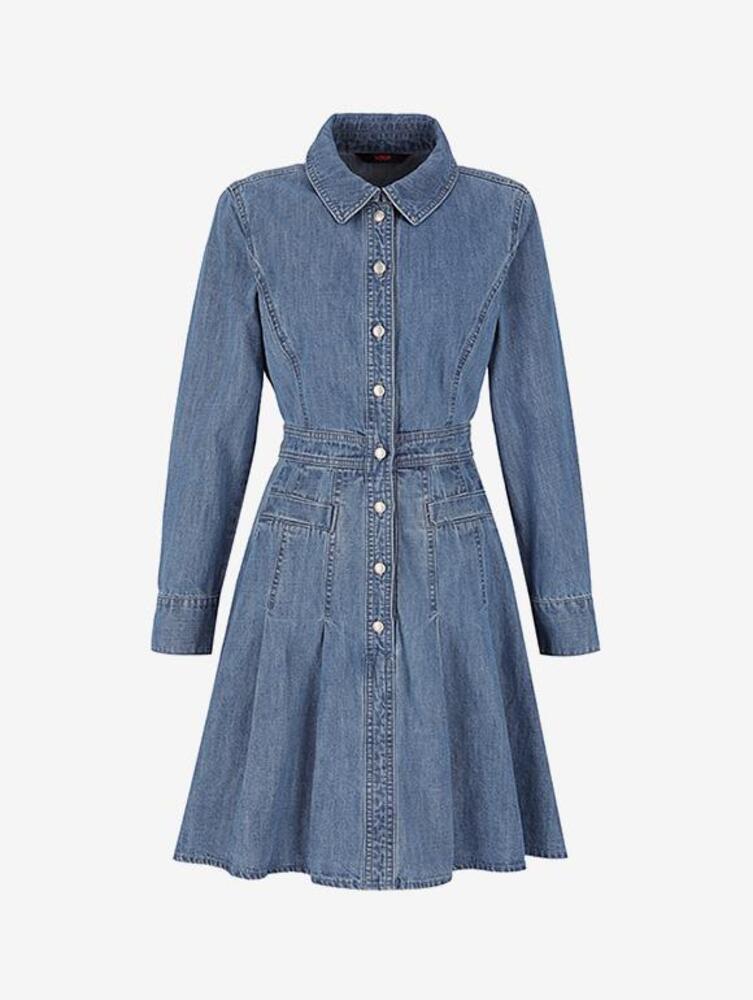 [SOUP] 데님 핀턱 원피스(SA3OP35)