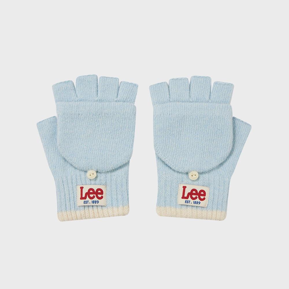 핑거리스 니트 손모아 장갑 라이트 블루