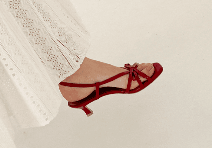 Diva Sandal Rossa Red 디바 샌들 로싸레드