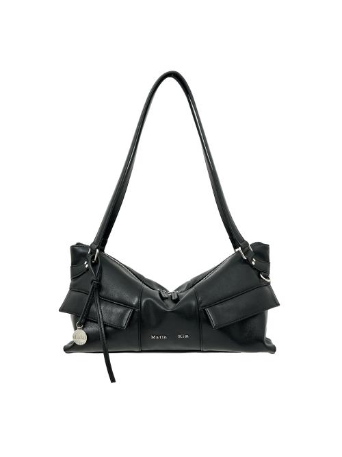 WIDE NEMO SHOULDER BAG IN BLACK