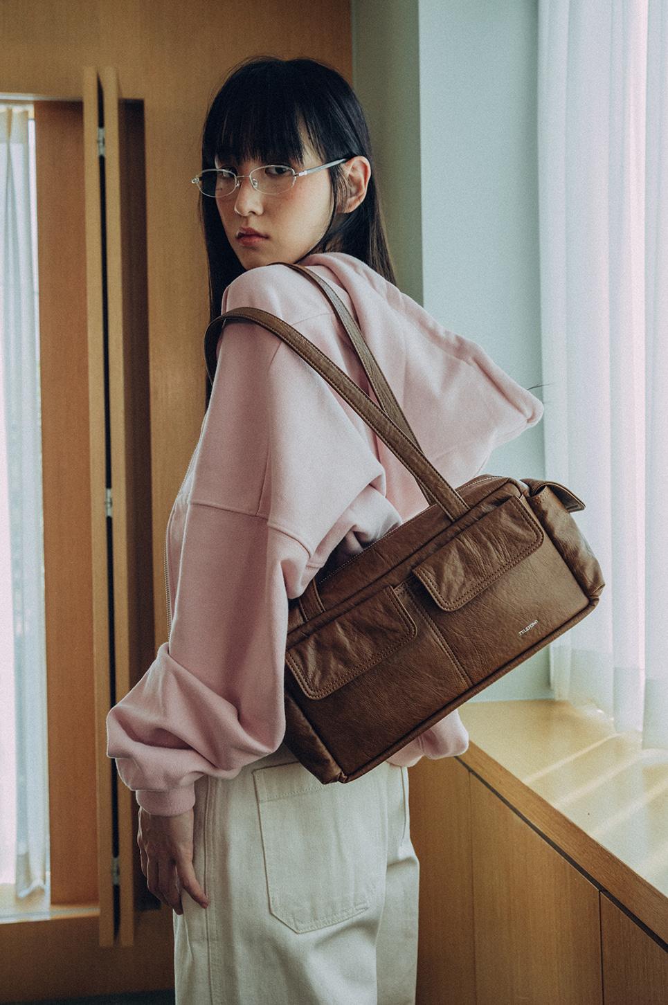 [09/19 예약발송] POCKET BRICK BAG - BROWN