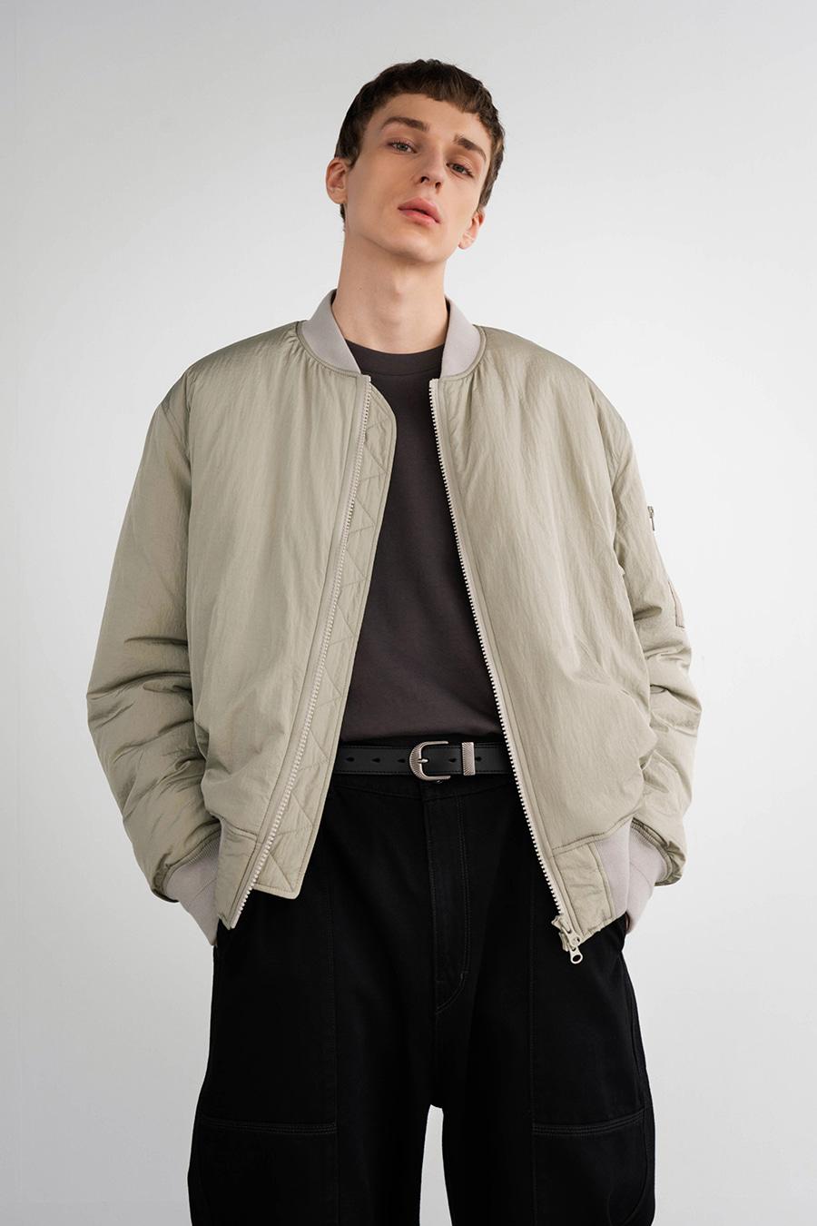 오버사이즈 MA-1 LIGHT BEIGE