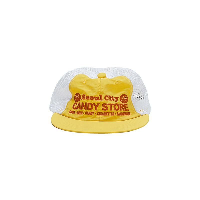 candy store cap - yellow