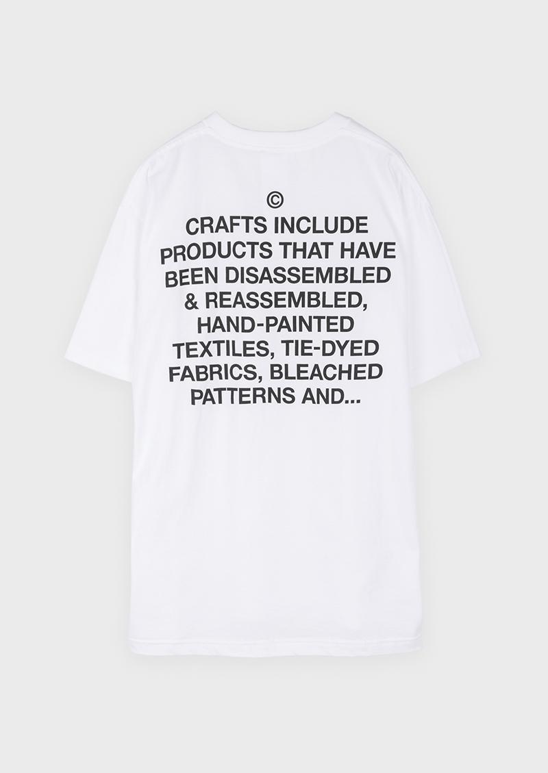 CRAFTS#7 T-SHIRT IN WHITE : 2/24 출고 예정