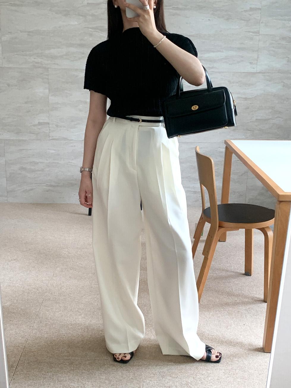 썸머 포멀 핀턱슬랙스(3color)