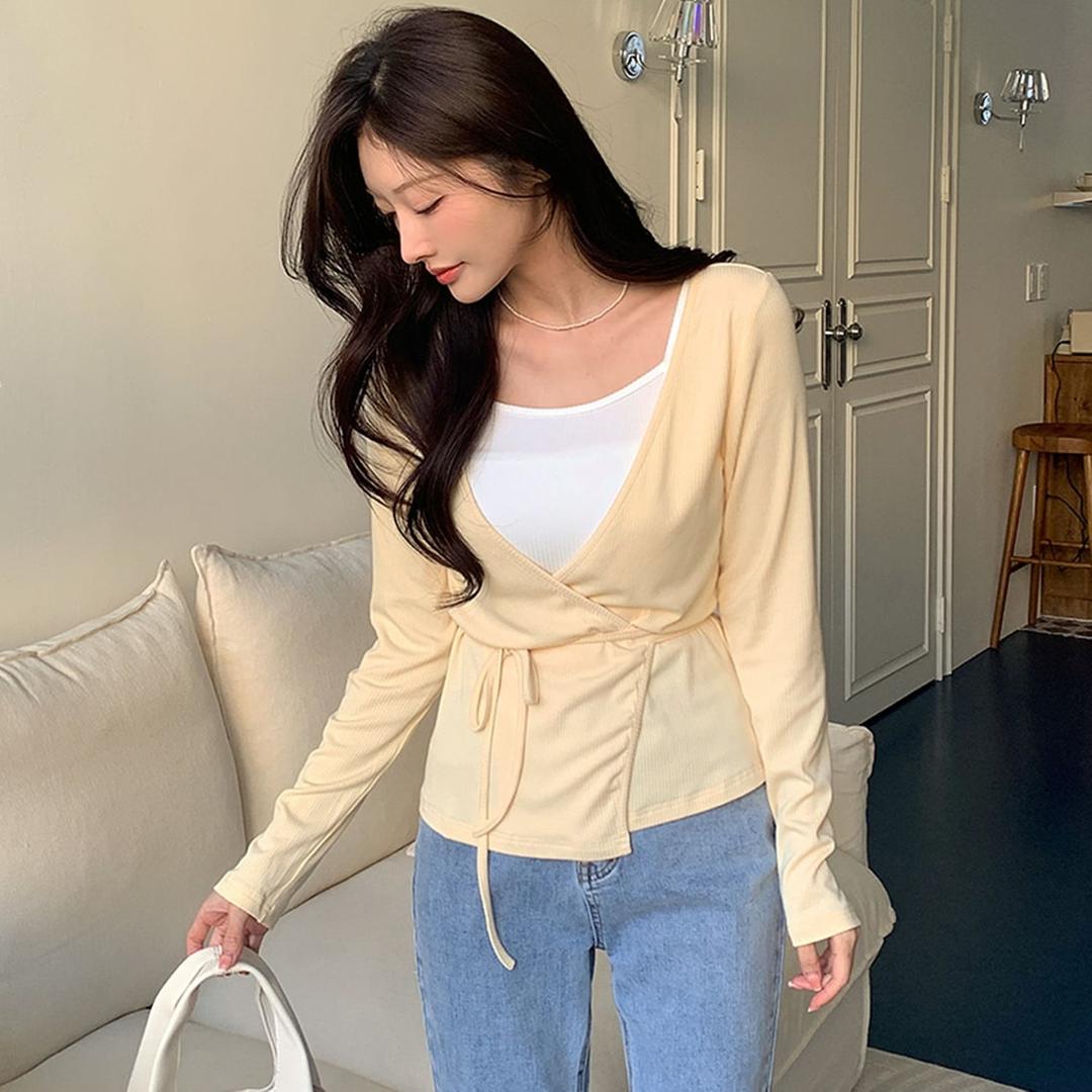 [봄나들이룩/몸매부각X] 루브딘쥬 나시 랩 가디건 세트