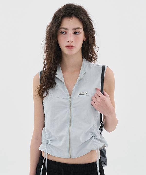 NOI1313 nylon string vest (skyblue)