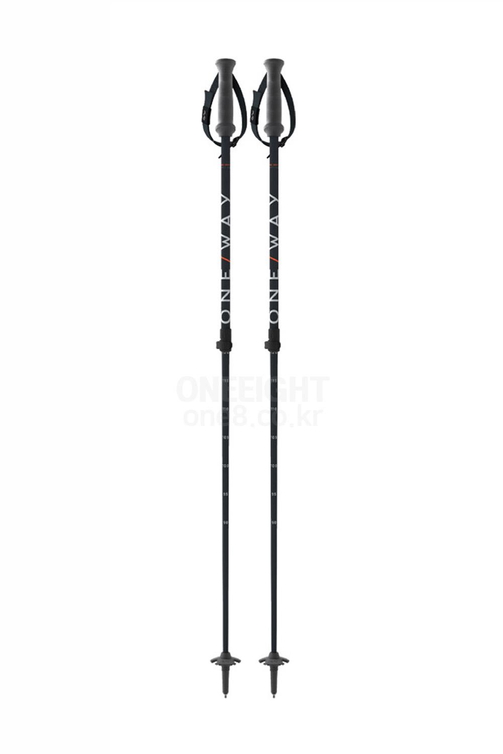 2425 원웨이 스키 폴 GT 바리오 2425 ONE WAY_GT VARIO (90-120)_DARK_길이조절형_B0OA404DA